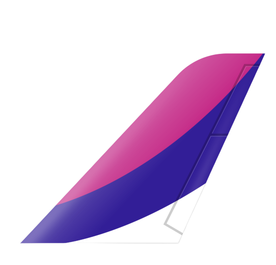 Wizz Air tail illustration